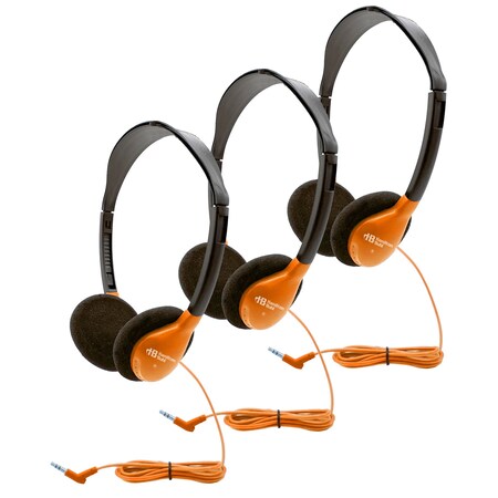 Hamiltonbuhl Hamilton Buhl Personal On-Ear Stereo Headphone, ORANGE HA2-ORG
